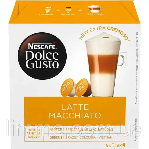 Кава в капсулах Nescafe Dolce Gusto Latte Macchiato 183,2г