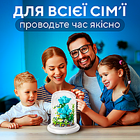 Конструктор ЗД в колбі Ніжний лотос 500 деталей (Lotos), фото 6