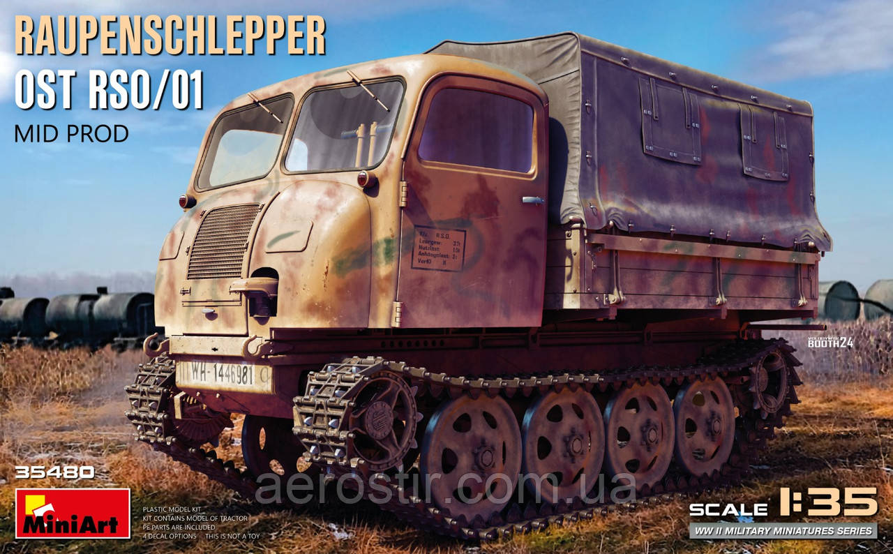 RAUPENSCHLEPPER OST RSO/01.1/35 MiniART 35480, фото 1