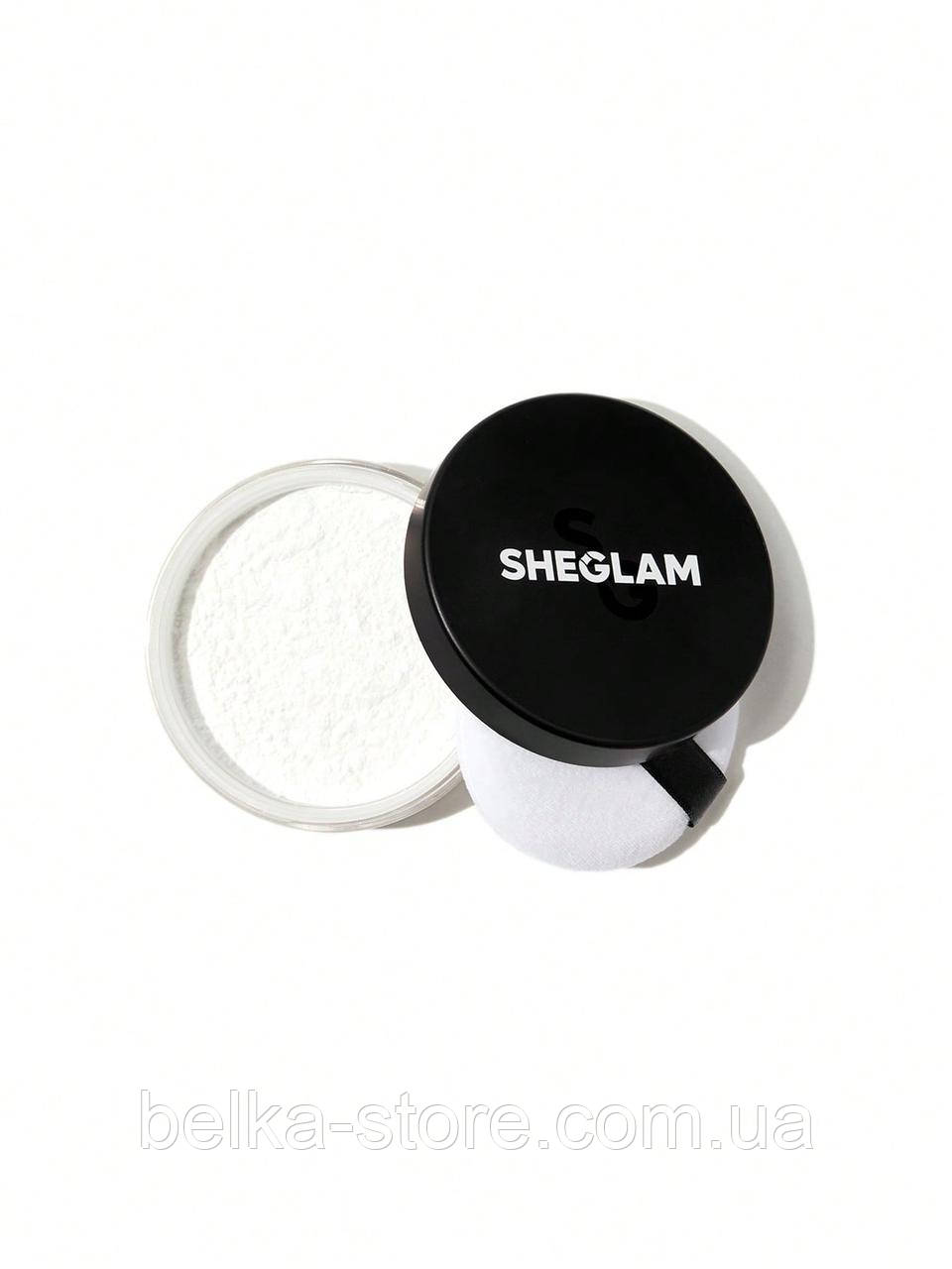 Розсипаста пудра для зайвої Sheglam Baked Glow Setting Powder Translucent 5.5 г, фото 1