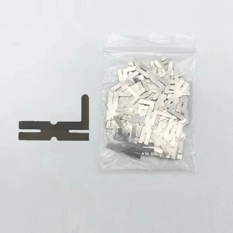 10шт. Нікелеві стрічки пластини пелюстки контакти для акумуляторів 18650 2S, фото 1