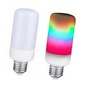 Лампа світлодіодна декоративна з LED ефектом полум'я (626), фото 3
