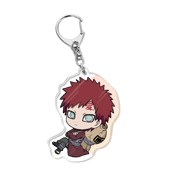 Брелок акриловий Наруто Гаара Naruto Gaara 5 см, фото 1
