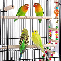 Простора металева карта Bird Cage для невеликих папуг і канарок, фото 5
