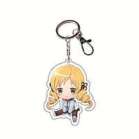 Брелок акриловий Дівчинка-чарівниця Мадока Мамі Томое Mahou Shoujo Madoka Magica Mami Tomoe 5 см