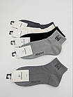 Короткі чоловічі спортивні шкарпетки Корона однотонні бавовняні в рубчик 41-47 10 пар/уп асорті, фото 2