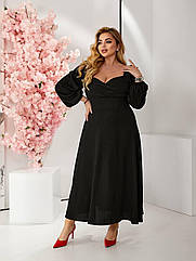 Плаття жіноче довге трикотажне 667 Розміри 48 - 66