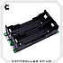 Модуль UPS з зарядкою для Li-ion акумуляторів 2x18650, 12В, Type-C, 15W, фото 3