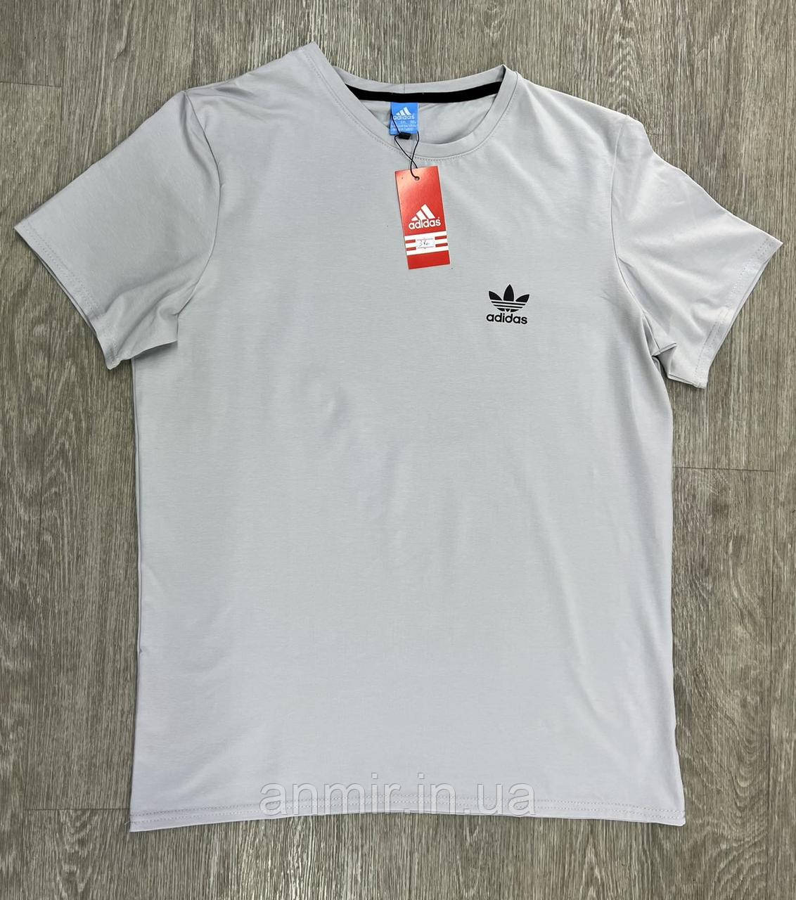 Футболка чоловіча adidas кулір пеньє батал 54-62, колір уточнюйте під час замовлення