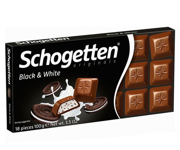 Молочний шоколад Schogetten Чорне & Біле 100 г