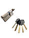 Латунний циліндр Kedr BRASS M 70 ZCN (40*30T) brass key, фото 4