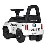 Толокар-електромобіль Поліція 5844 B, білий, фото 5