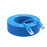 Мережевий кабель Ethernet LAN RJ45 CAT5e 10 метрів, високошвидкісна, звита пара, для інтернет-камер poe, фото 3