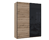 Шафа купе Doros G-Caiser 42005015 Графіт, дуб Евок зі склом 180х60х240см (1813320773)