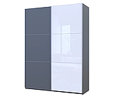 Шафа купе Doros G-Caiser графіт/білий 180х60х240см (42005090)