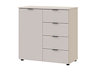 Комод Doros Рон 1 1 фасад 4 шухляди кашемір 80х38х81см (41516043)