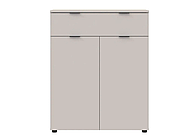 Комод Doros Рон 2 2 фасади 1 шухляда кашемір 80х38х100см (41516044)