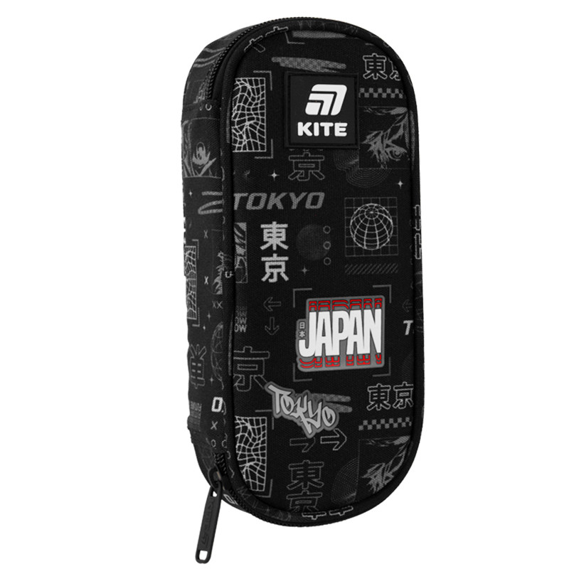 Пенал Kite Tokyo K25-599-10  22x8,5x4,5  чорний