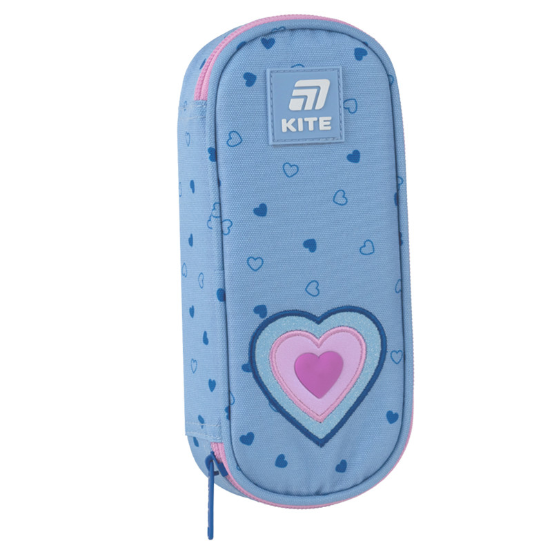 Пенал Kite Lovely K25-599-11  22x8,5x4,5  блакитний