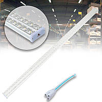 Стельовий світильник з лінзами LED Fluorescent Lamp TUBE light T10 96 Led, лед лампа стельова