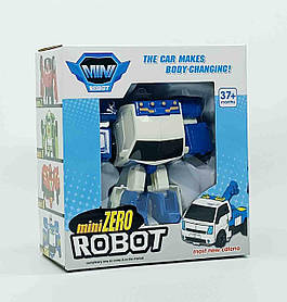 Робот Трансформер Тобот Міні ZERO - Біло-синій, 12 см (Модель 238ZERO)