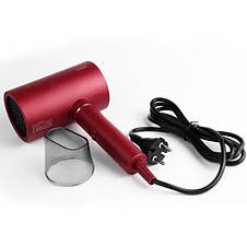 Фен для волосся VGR V-431 RED, 2 рівні обдування, 2 рівні температури, насадка-концентратор, фото 3