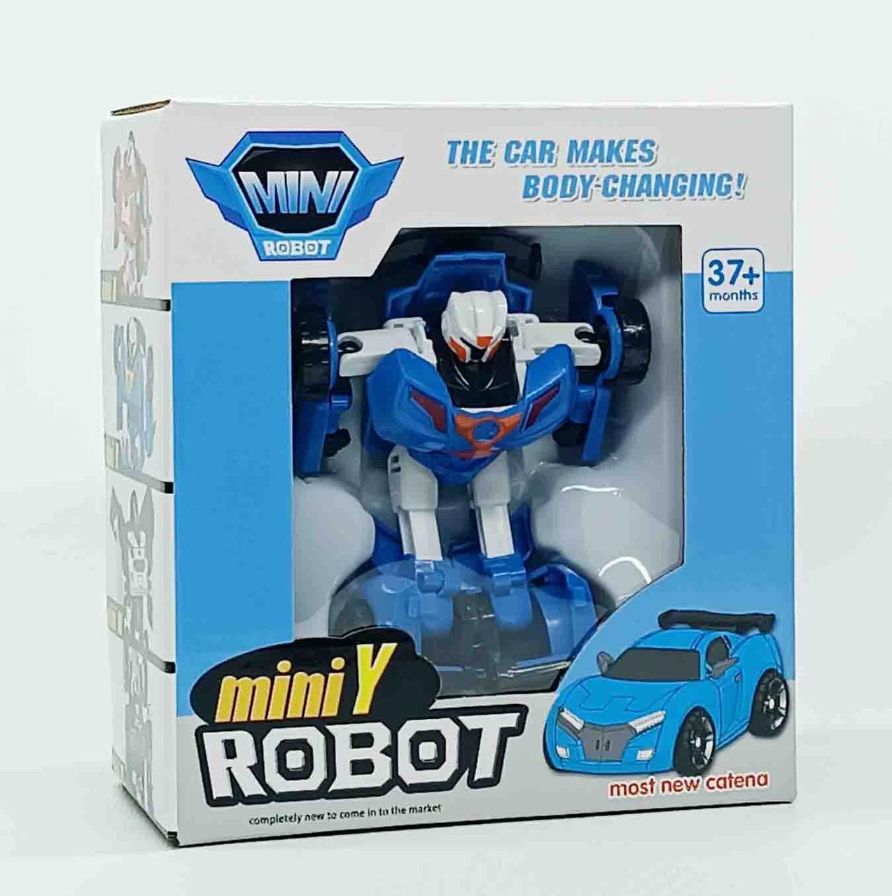 Робот Трансформер Тобот Міні Y - синій, 12 см (Модель 238Y), фото 1