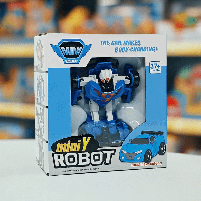 Робот Трансформер Тобот Міні Y - синій, 12 см (Модель 238Y), фото 5