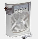 Мінікондиціонер зі зволожувачем повітря вентилятор Air Cooler Fan з USB і LED-підсвіткою, фото 5