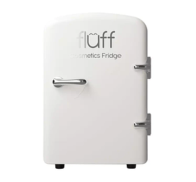 Белый косметический мини-холодильник Fluff