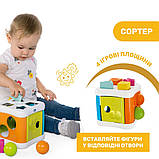 Chicco Іграшка-сортер 2 в 1 “Куб”, фото 4