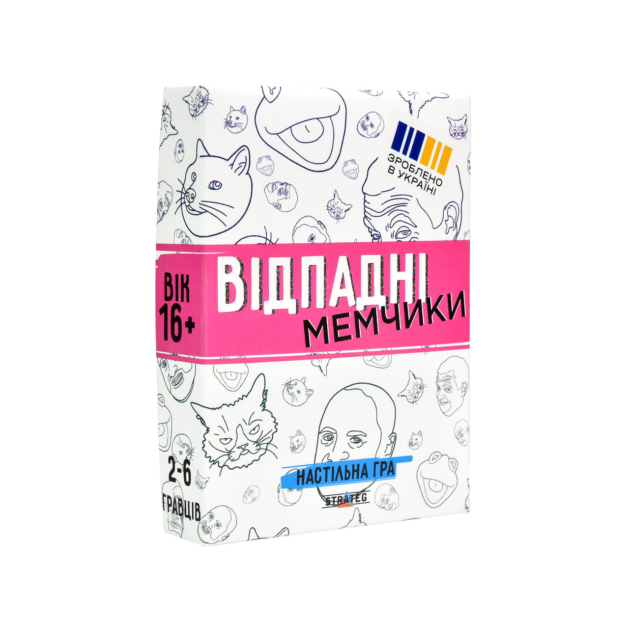 Настільна карткова гра Відпадні мемчики (УКР, 16+) Strateg 30630, фото 1