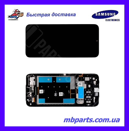 Дисплей Samsung A145F Galaxy A14 4G (GH81-23541A) сервісний оригінал у складі з рамкою!, фото 1