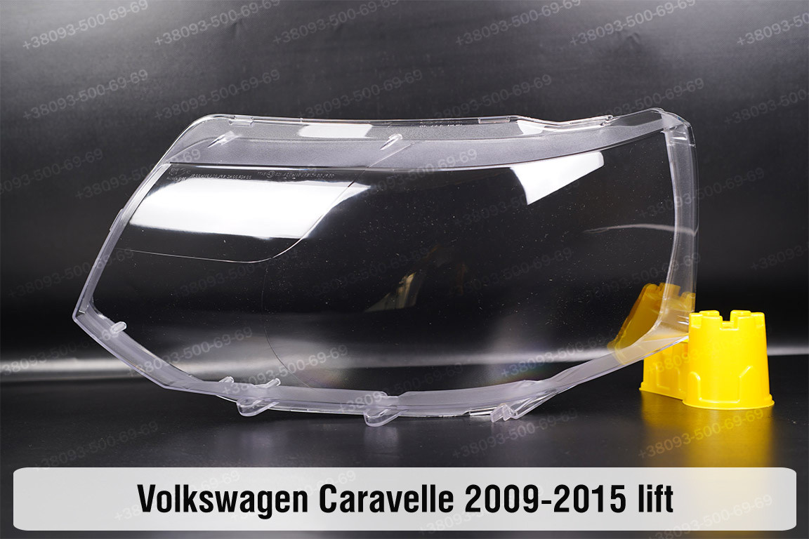 Скло фари VW Volkswagen Caravelle (2009-2015) рест ліве