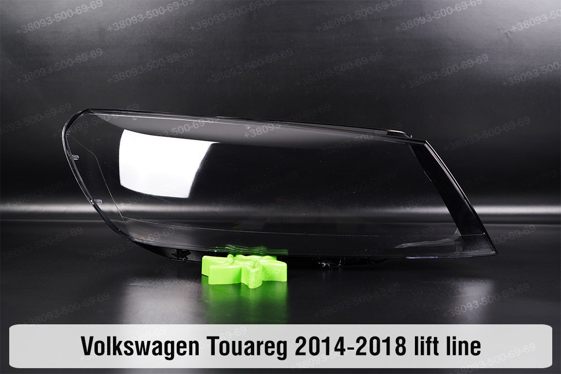 Скло фари VW Volkswagen Touareg (2014-2018) полоска рест праве