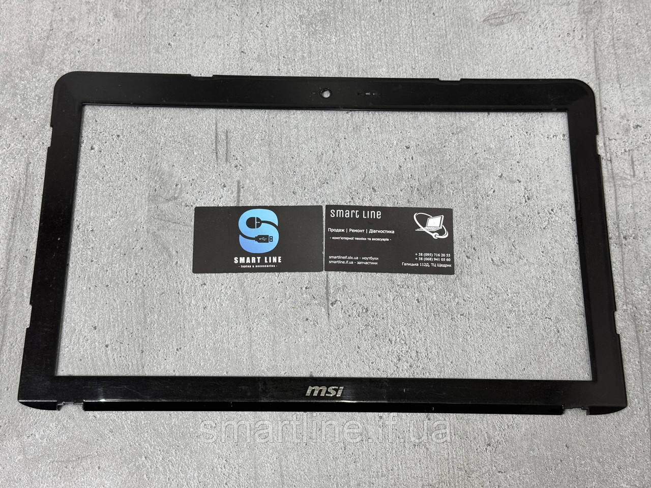 Корпус рамка матриці для ноутбука MSI X600, фото 1