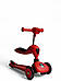 Дитячий складаний самокат-біговел Scooters Basket 3in1 K619 з приголомшливими колесами, фото 5