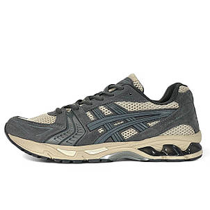 Чоловічі кросівки Asics текстильні (сітка) сірі літні весняні, фото 3