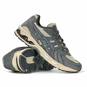 Чоловічі кросівки Asics текстильні (сітка) сірі літні весняні, фото 1