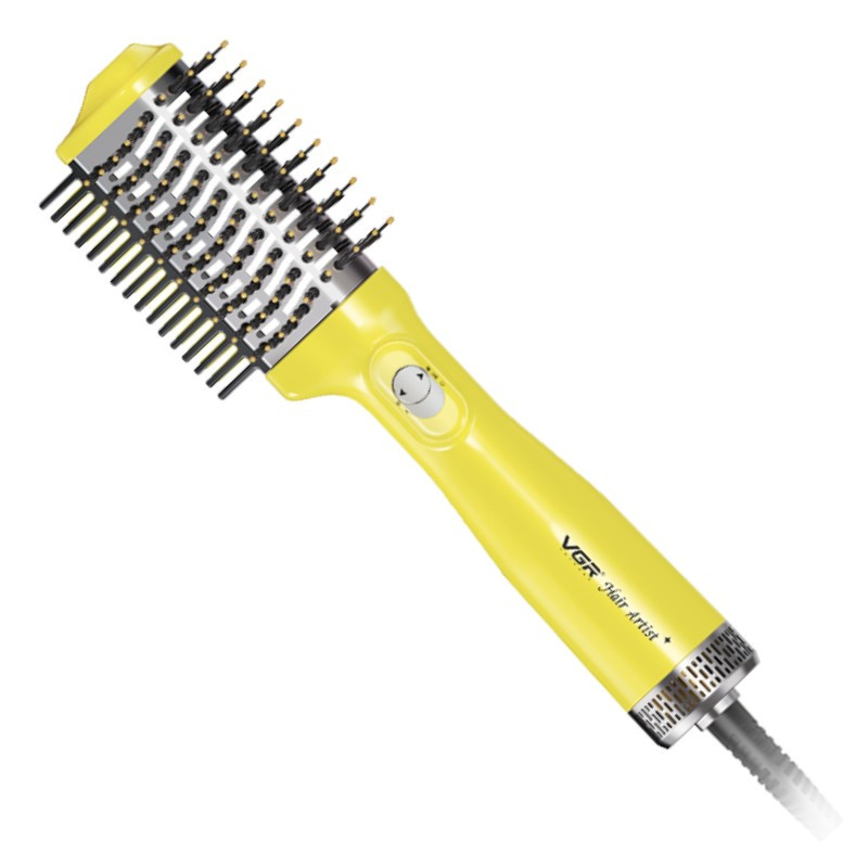 Фен стайлер для укладання та завивки волосся VGR V-497 Yellow, Professional