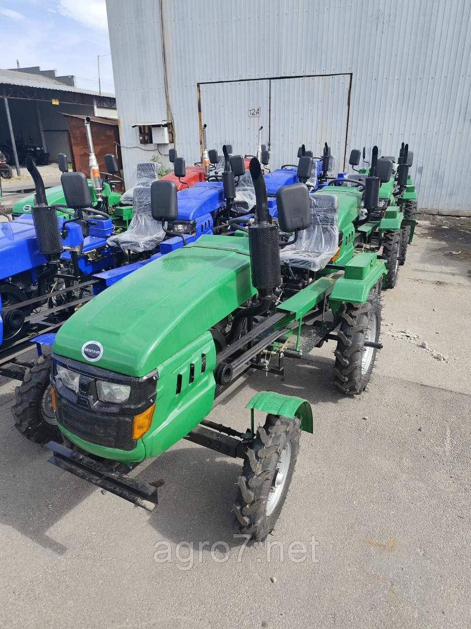 Мототрактор ДТЗ KENTAVR кентавр 160B + фреза / Доставка безкоштовна/ колір синій, зелений, червоний, фото 1