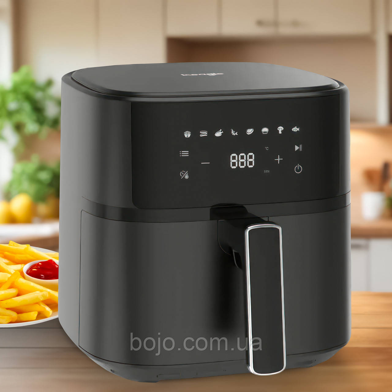 Повітряна безмасляна аерофритюрниця мультипіч Crownberg CB-5543 4л