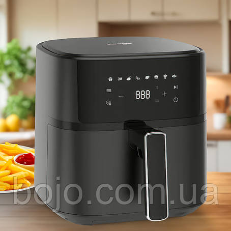 Повітряна безмасляна аерофритюрниця мультипіч Crownberg CB-5543 4л, фото 1