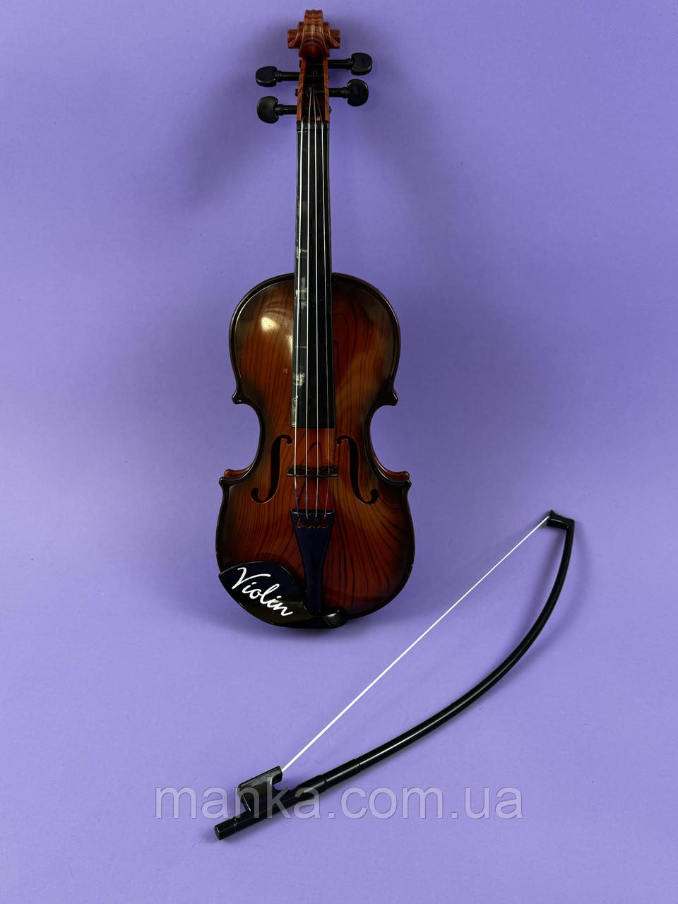 Скрипка зі струнами в коробці 370-2 А, фото 1