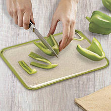 Дошка для нарізування пластикова Maestro MR-1651-44, 44х30 см, Зелена (235)