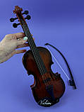 Скрипка зі струнами в коробці 370-2 А, фото 2