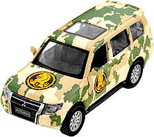 Машинка TechnoDrive серії Шеврони Героїв MITSUBISHI PAJERO 4WD TURBO "47 ОМБр" {1403-piho}