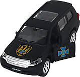 Машинка TechnoDrive серії Шеврони Героїв TOYOTA LAND CRUISER "ЦСО "АЛЬФА" {1403-piho}, фото 9