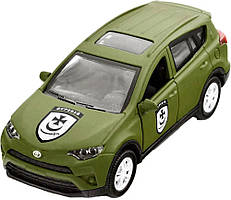 Машинка TechnoDrive серії Шеврони Героїв TOYOTA RAV4 "БУРЕВІЙ" {1403-piho}