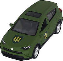 Машинка TechnoDrive серії Шеврони Героїв TOYOTA RAV4 "СУХОПУТНІ ВІЙСЬКА ЗСУ" {1403-piho}